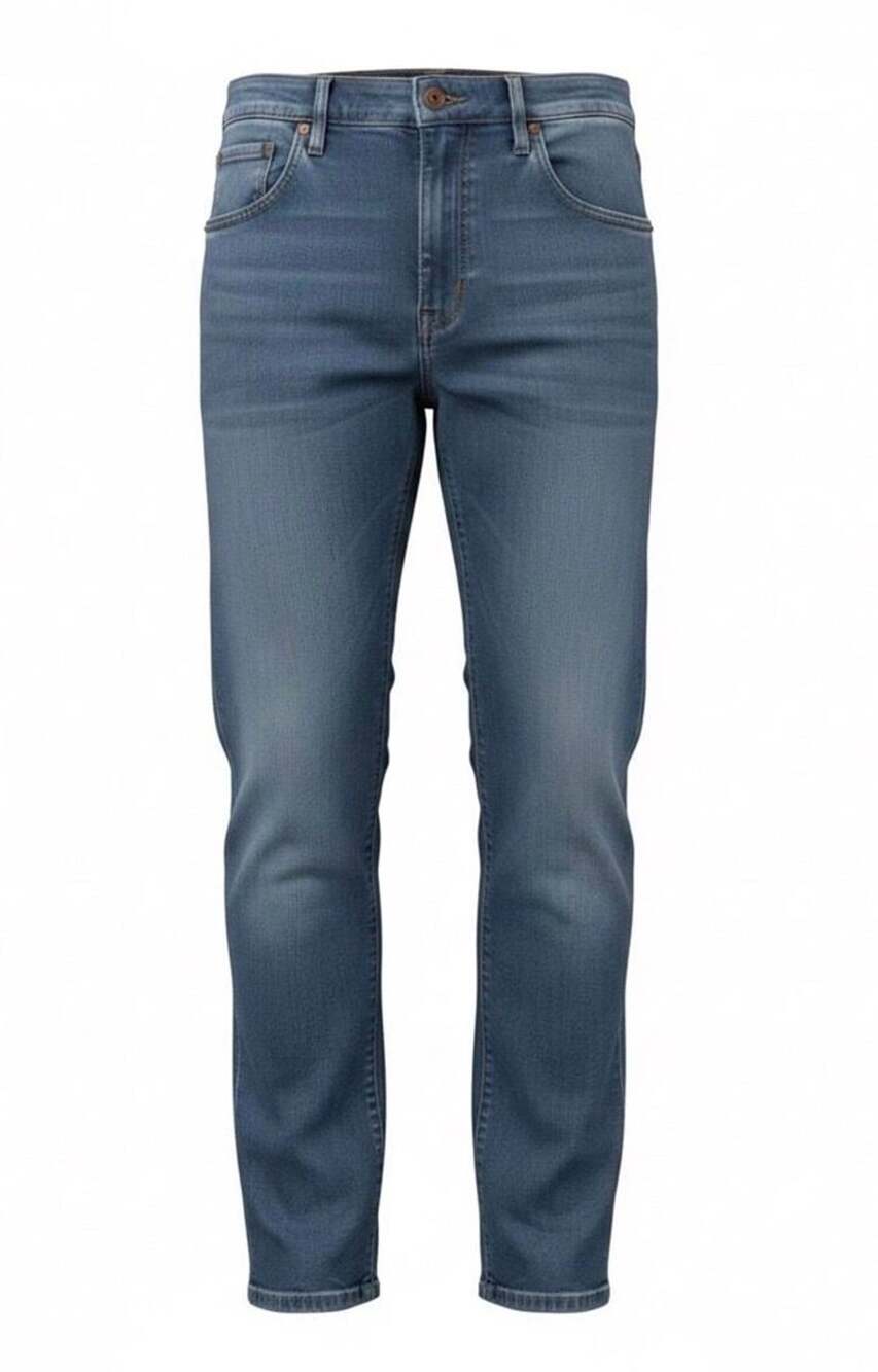RJ Rolling Jeans Men’s Gray Faded Wash Straight Leg Denim Pants 34x35 Approx